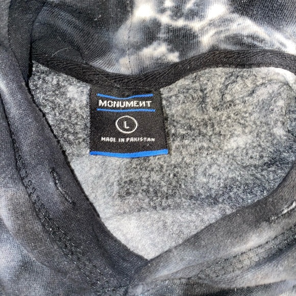 Monument Men's Tie Dye Long Sleeve Sweater Size L - Picture 6 of 6